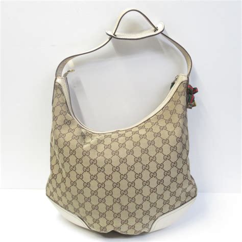 gucci monogram canvas hobo bag